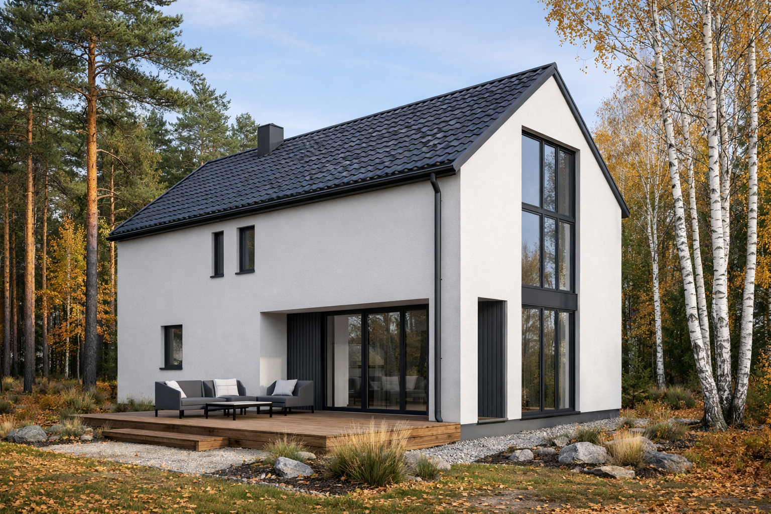 Газобетон дом 200 м²