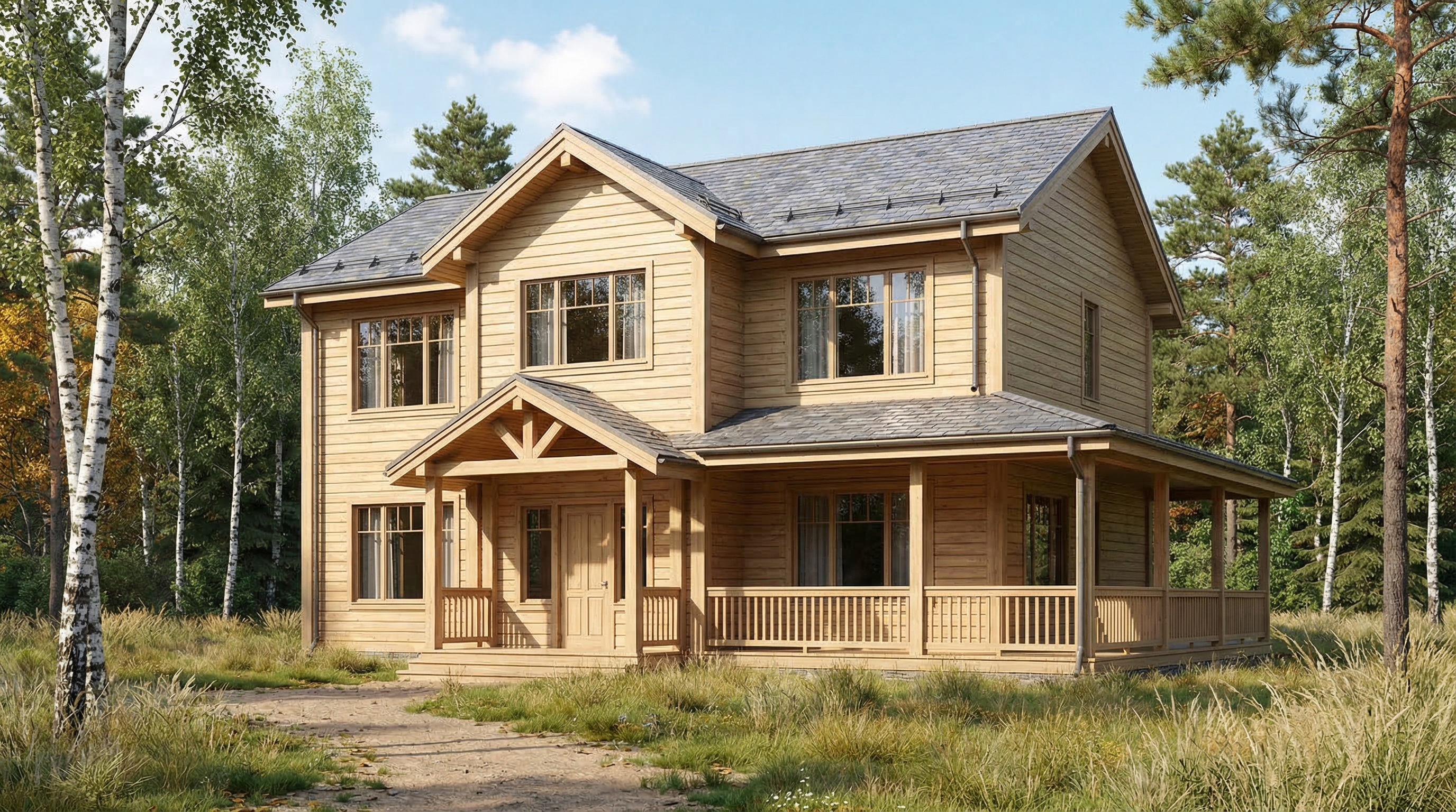 Каркасный дом 150 м²