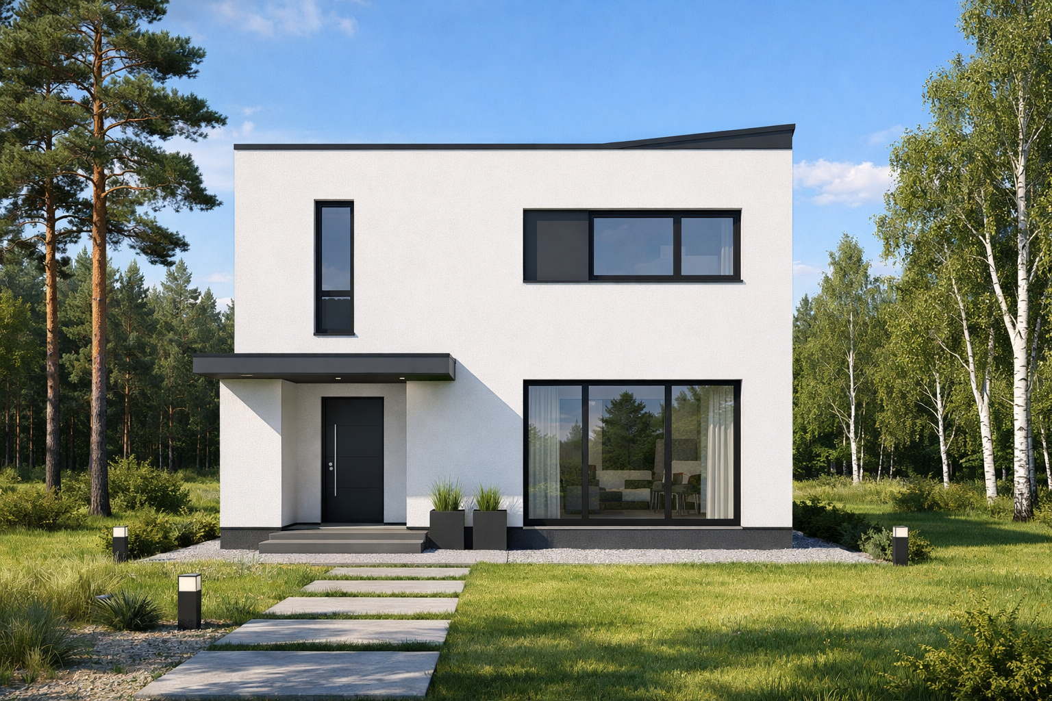 Газобетон дом 135 м²