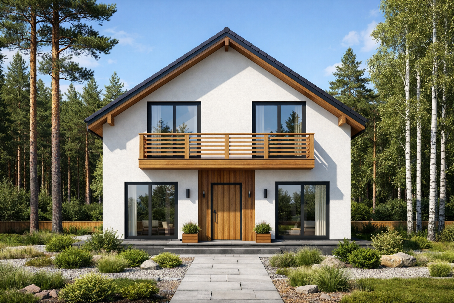 Газобетон дом 180 м²