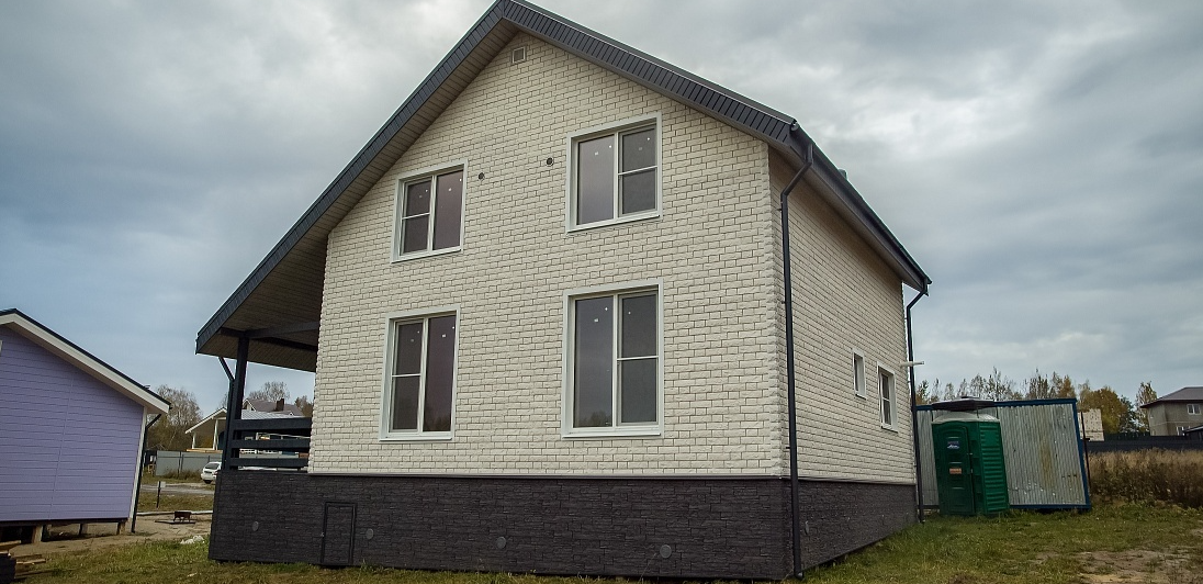 2-х этажный каркасный дом 130 м2. СНТ Восход, Ленобласть