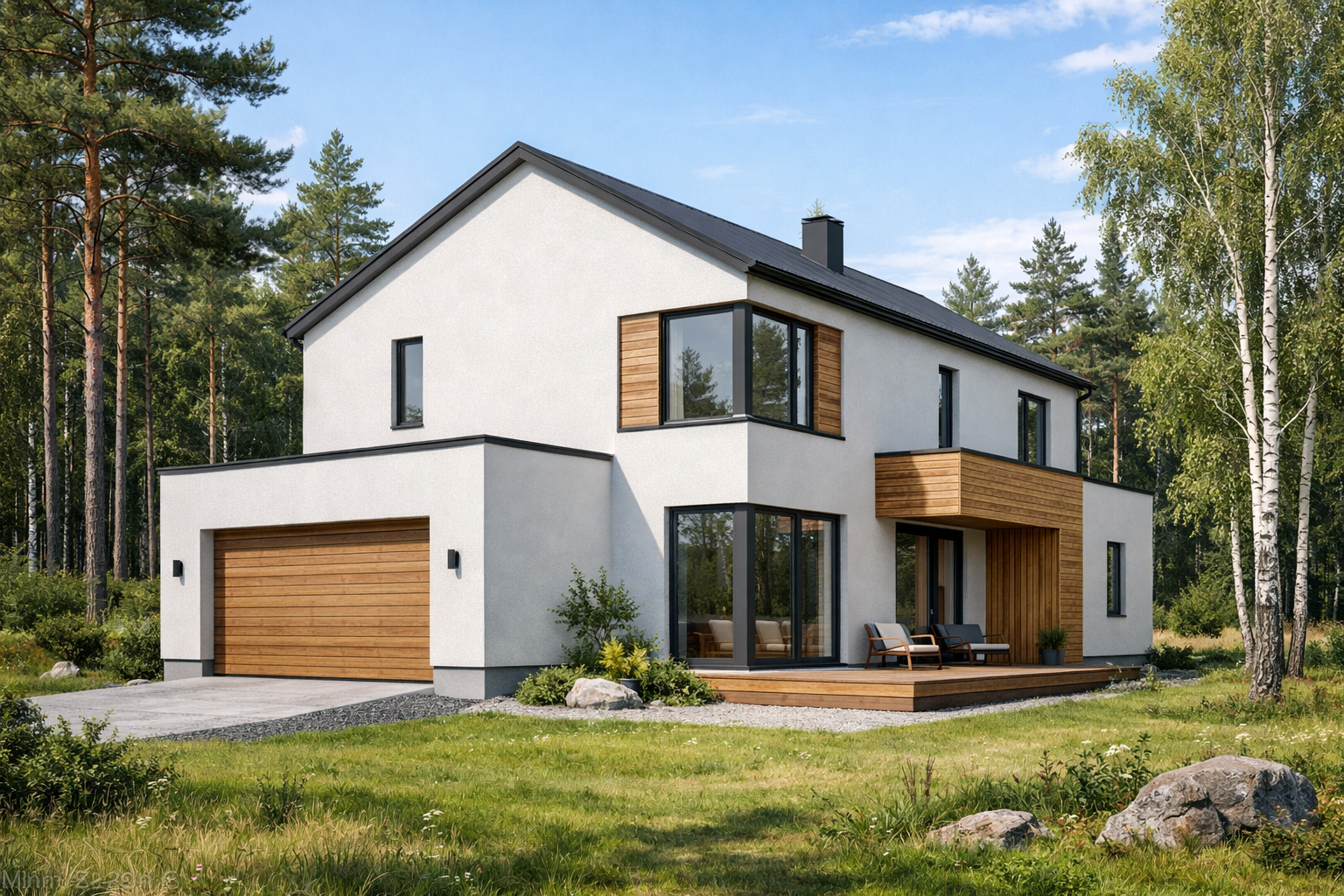 Газобетон дом 300 м²